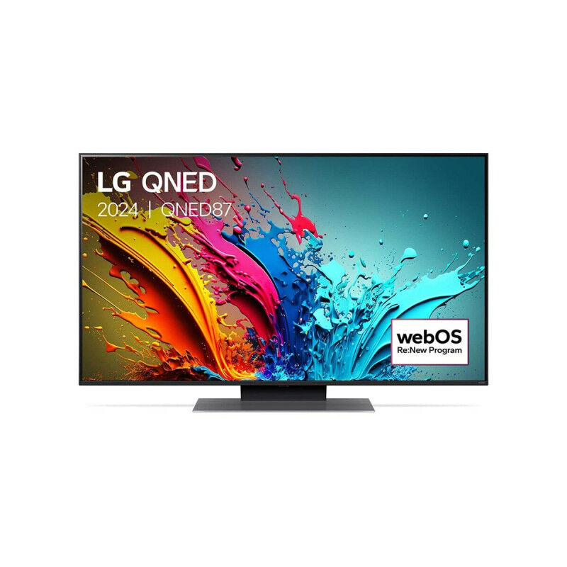 "Découvrez la TV LG 55QNED87T6B 55" 4K UHD QNED. Qualité d'image exceptionnelle, design élégant et technologie avancée pour une 