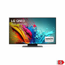 "Découvrez la TV LG 55QNED87T6B 55" 4K UHD QNED. Qualité d'image exceptionnelle, design élégant et technologie avancée pour une 