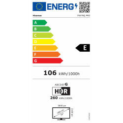 "Hisense 75E7NQ 75" 4K UHD QLED Pro - Achetez en ligne aujourd'hui"