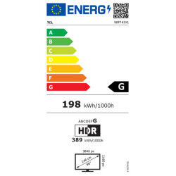 "Découvrez la TV TCL 98P745 98" 4K UHD LED pour une expérience visuelle incroyable. Qualité d'image exceptionnelle, design éléga