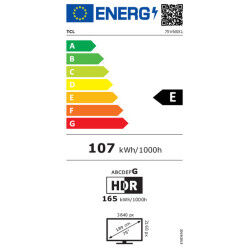 "TCL 75V6B 75" - Achetez la TV LED 4K UHD | Meilleur Prix Garanti"