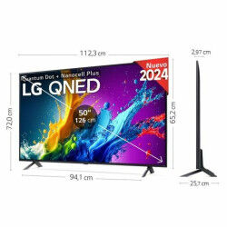 "LG 50QNED80T6A.AEU 50" 4K UHD QNED - TV Ultra HD de qualité supérieure"