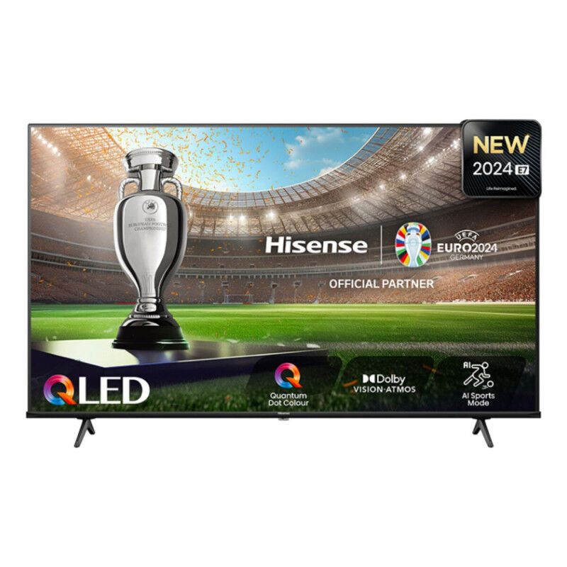 "Hisense 55E77NQ 55" 4K UHD QLED - Qualité supérieure, Prix imbattable"