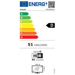 "Philips Ambilight 50PUS8009 50" - TV LED 4K UHD | Achetez Maintenant"