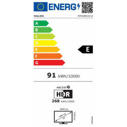 "Philips Ambilight 75PUS8919 75" 4K UHD LED - Qualité d'image supérieure"