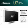 "Hisense 85U7NQ 85" - Achetez la TV UHD ULED 4K en ligne - Livraison Gratuite"