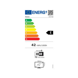 "Hisense 43E77NQ 43" 4K UHD QLED - Qualité d'image exceptionnelle | Achat en ligne"