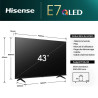 "Hisense 43E77NQ 43" 4K UHD QLED - Qualité d'image exceptionnelle | Achat en ligne"