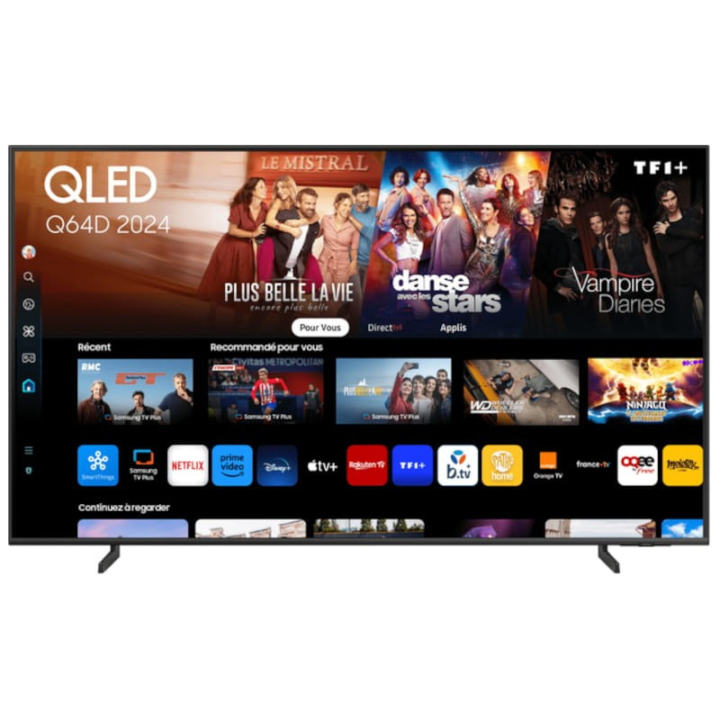 Samsung HD55Q60DAU 55 TV QLED 4K UHD - Couleur et clarté brillantes