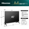 "Hisense 40A4N 40" Full HD LED - Qualité supérieure à prix abordable"