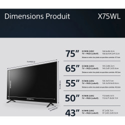 Sony Bravia KD43X75WL 43 TV LED 4K UHD