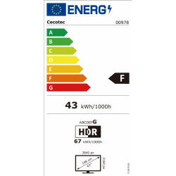 TV extérieure Cecotec A4 Series ALU4004 43 4K UHD LED