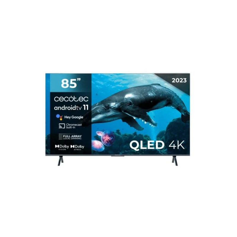 Cecotec VQU30085+S 85 QLED Smart TV 4K UHD Android TV 11