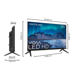 24 TV LED HD Cecotec ALH50024 - Expérience de visionnage exceptionnelle