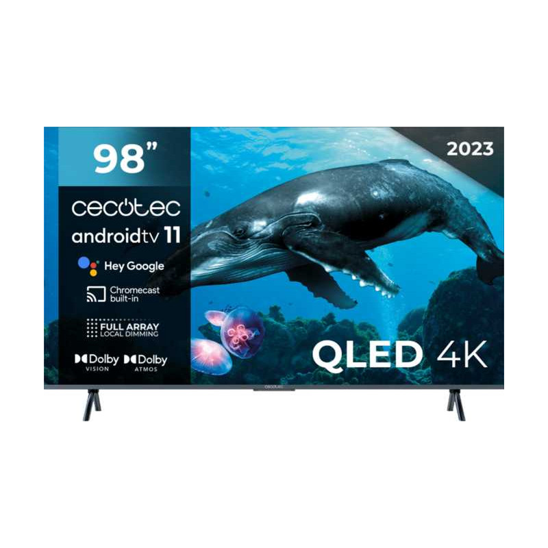 98 TV 4K UHD QLED par Cecotec - Qualité d'image époustouflante