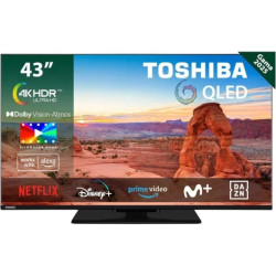 43 Téléviseur QLED 4K UHD Intelligent Toshiba - Expérience Cinématographique à Domicile