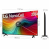 "TV LG 50NANO82T6B 50" 4K UHD NanoCell | Achat en ligne à Meilleur Prix - Livraison gratuite"