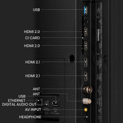 "Achetez Hisense 65U7KQ 65" - TV QLED 4K UHD | Votre expérience cinématographique à domicile de qualité supérieure"